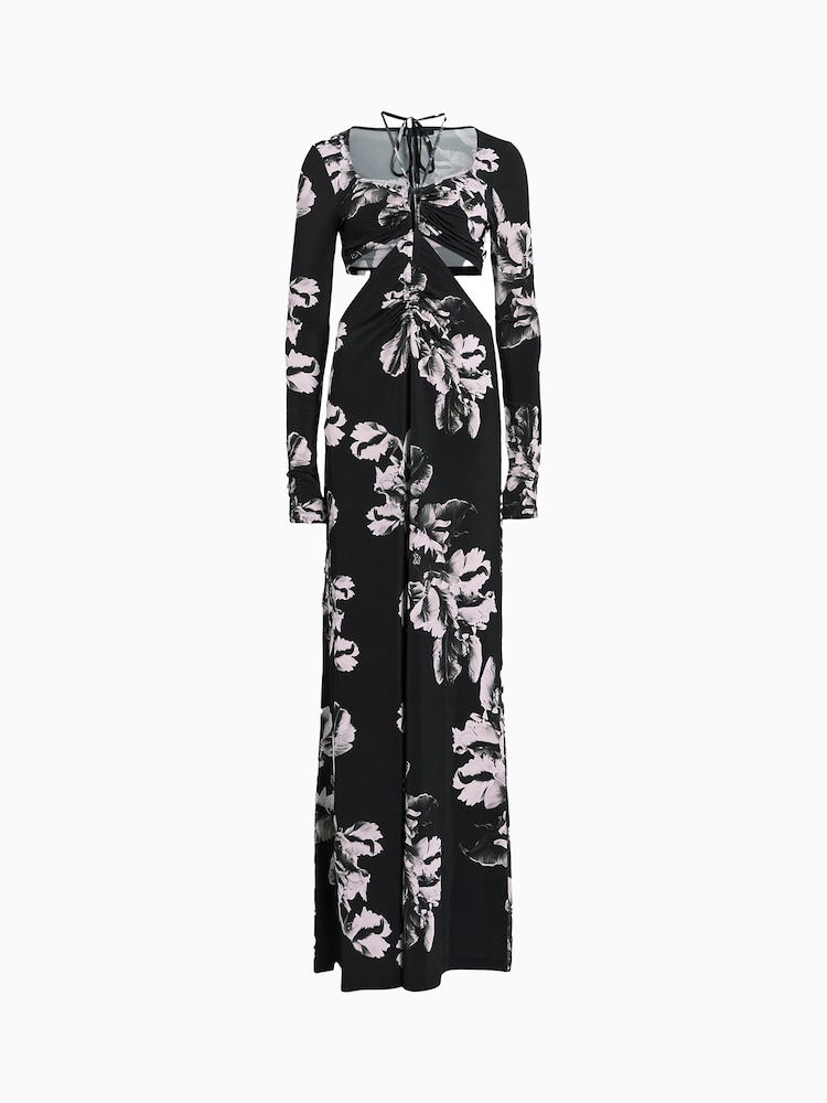AllSaints Black Cynthia Dress - Image 7 of 7