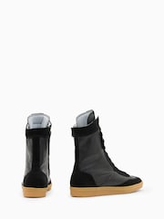 AllSaints Black Louise High Top Shoes - Image 4 of 6