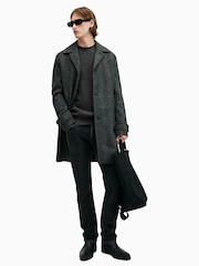 AllSaints Grey Aspen Crew Jumper - Image 3 of 7