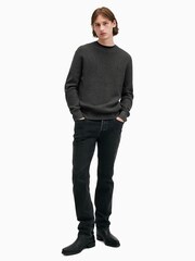 AllSaints Grey Aspen Crew Jumper - Image 4 of 7
