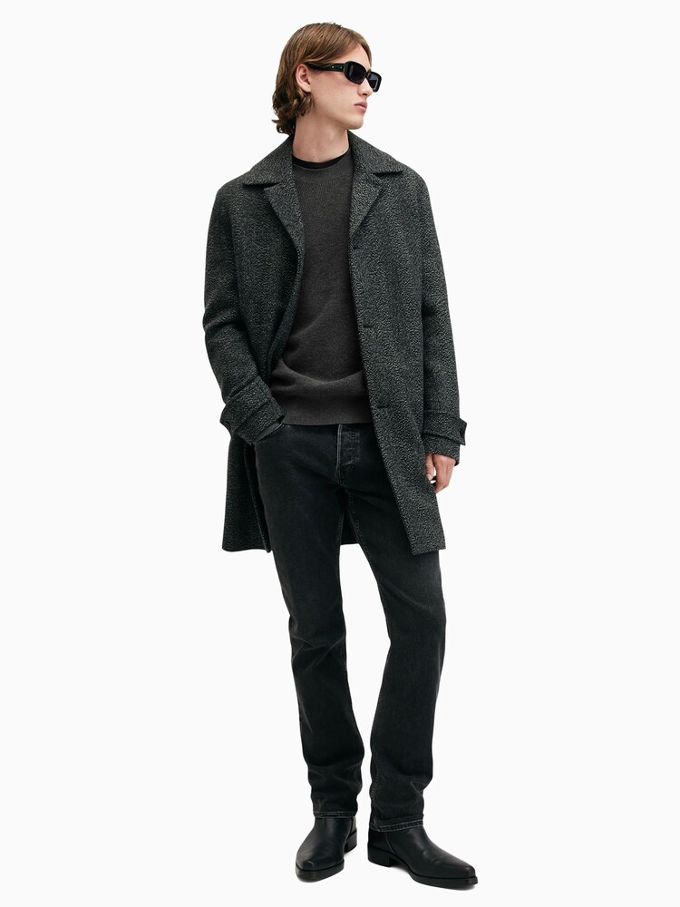 AllSaints Grey Aspen Crew Jumper - Image 5 of 7