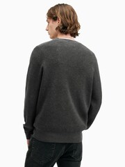 AllSaints Grey Aspen Crew Jumper - Image 6 of 7