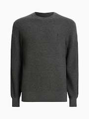 AllSaints Grey Aspen Crew Jumper - Image 7 of 7