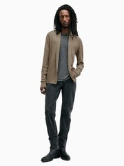 AllSaints Green Mode Merino Open Cardigan - Image 2 of 5