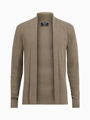AllSaints Green Mode Merino Open Cardigan - Image 5 of 5