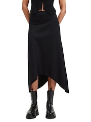 AllSaints Black Dark Gia Skirt - Image 2 of 7