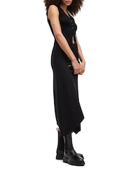 AllSaints Black Dark Gia Skirt - Image 4 of 7