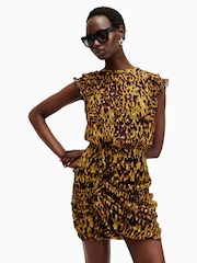 AllSaints Yellow Hali Dress - Image 1 of 9