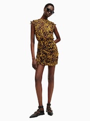 AllSaints Yellow Hali Dress - Image 5 of 9