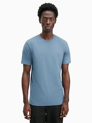 AllSaints Blue Brace Short Sleeve Crew T-Shirt - Image 1 of 5