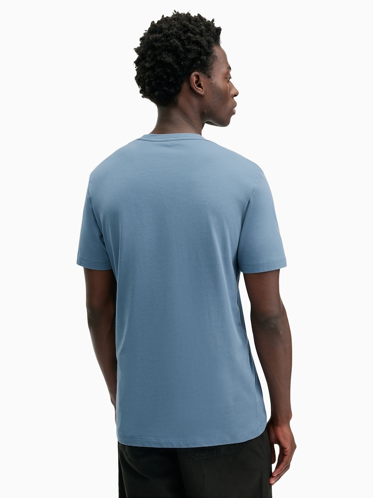 AllSaints Blue Brace Short Sleeve Crew T-Shirt - Image 4 of 5