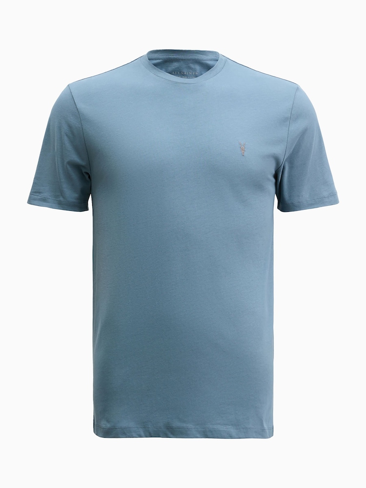 AllSaints Blue Brace Short Sleeve Crew T-Shirt - Image 5 of 5