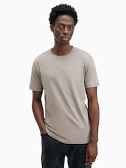 AllSaints Dark Grey Brace Short Sleeve Crew T-Shirt - Image 1 of 5