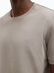 AllSaints Dark Grey Brace Short Sleeve Crew T-Shirt - Image 2 of 5