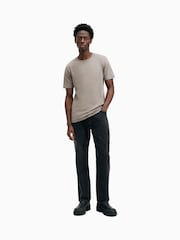 AllSaints Dark Grey Brace Short Sleeve Crew T-Shirt - Image 3 of 5