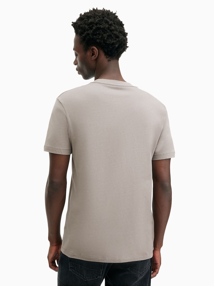 AllSaints Dark Grey Brace Short Sleeve Crew T-Shirt - Image 4 of 5