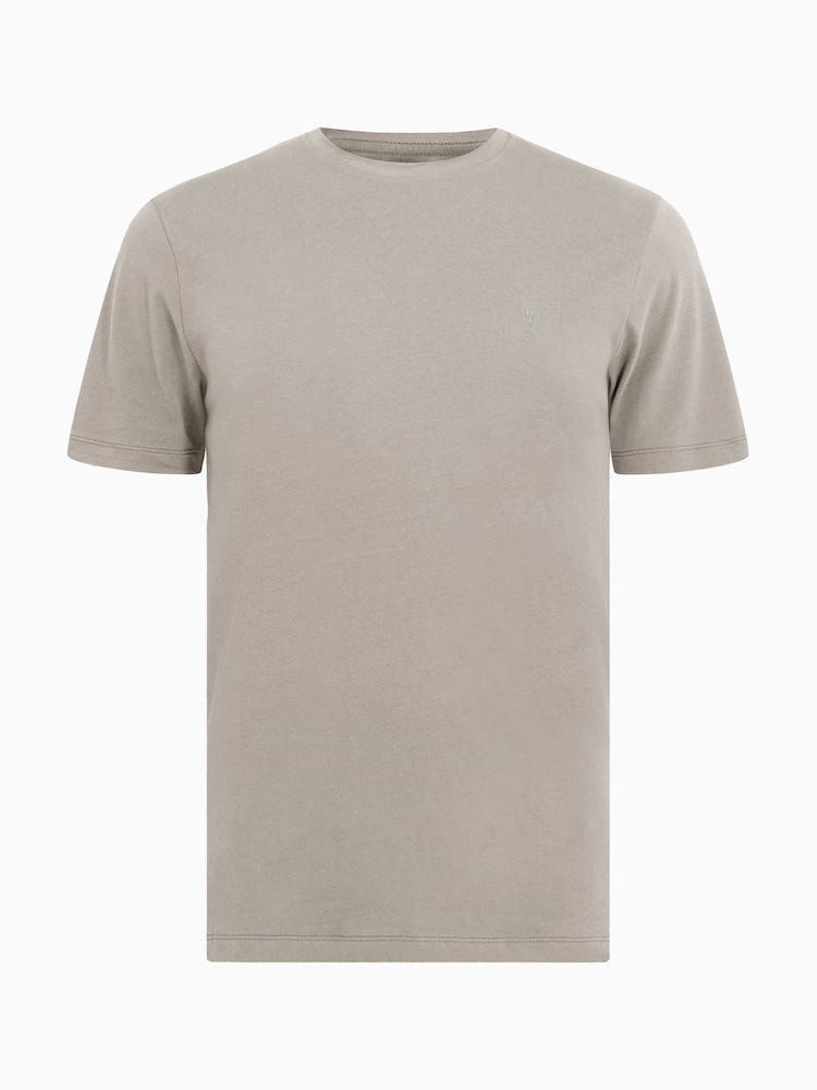 AllSaints Dark Grey Brace Short Sleeve Crew T-Shirt - Image 5 of 5