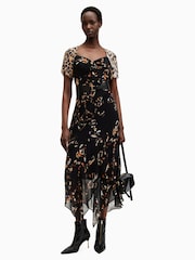 AllSaints Black Leah Dress - Image 5 of 7