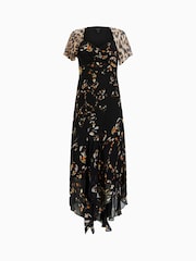 AllSaints Black Leah Dress - Image 7 of 7