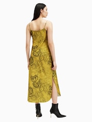 AllSaints Yellow Tiana Dress - Image 5 of 6