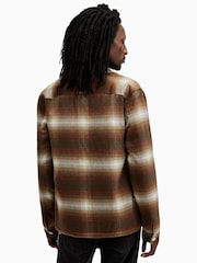 AllSaints Brown Ormond Jacket - Image 5 of 6