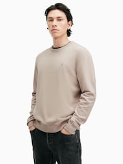 AllSaints Brown Raven Crew Sweatshirt - Image 1 of 6