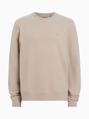 AllSaints Brown Raven Crew Sweatshirt - Image 6 of 6