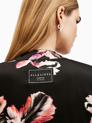 AllSaints Black/Pink Carine Kimono - Image 5 of 7