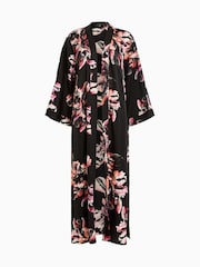 AllSaints Black/Pink Carine Kimono - Image 7 of 7