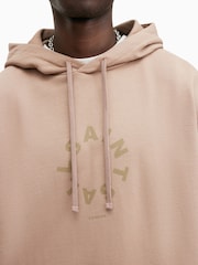 AllSaints Brown Tierra Hoodie - Image 4 of 6