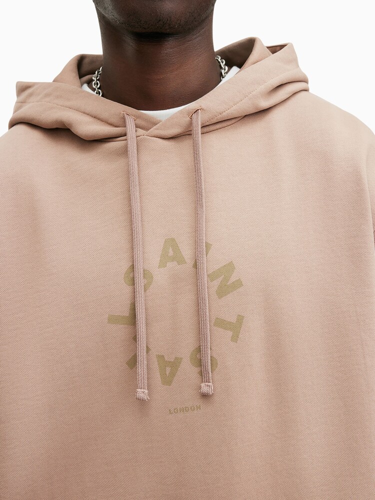 AllSaints Brown Tierra Hoodie - Image 4 of 6