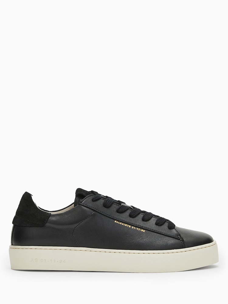 AllSaints Black Shana Sneakers - Image 1 of 7