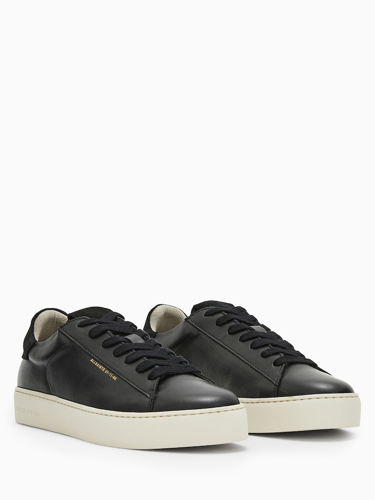 AllSaints Black Shana Sneakers - Image 2 of 7
