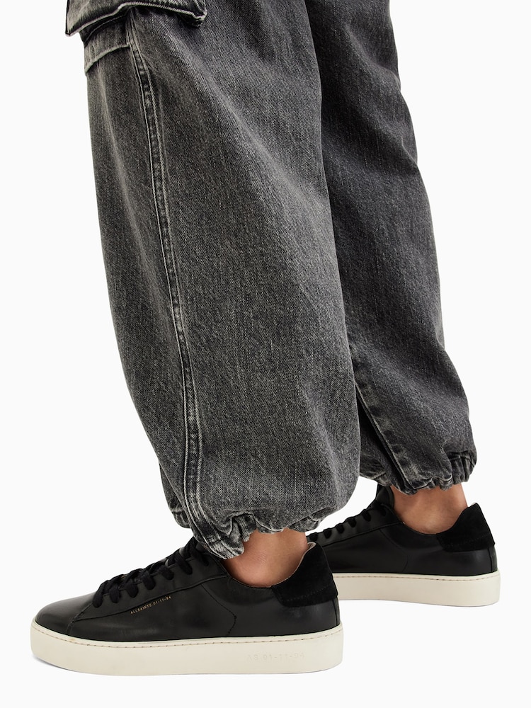 AllSaints Black Shana Sneakers - Image 7 of 7