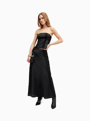 AllSaints Black Morgan Skirt - Image 1 of 7