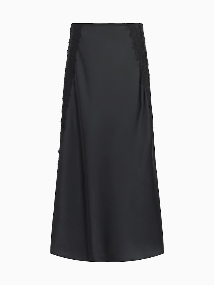 AllSaints Black Morgan Skirt - Image 7 of 7