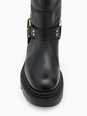 AllSaints Black Jade Biker Boots - Image 2 of 6