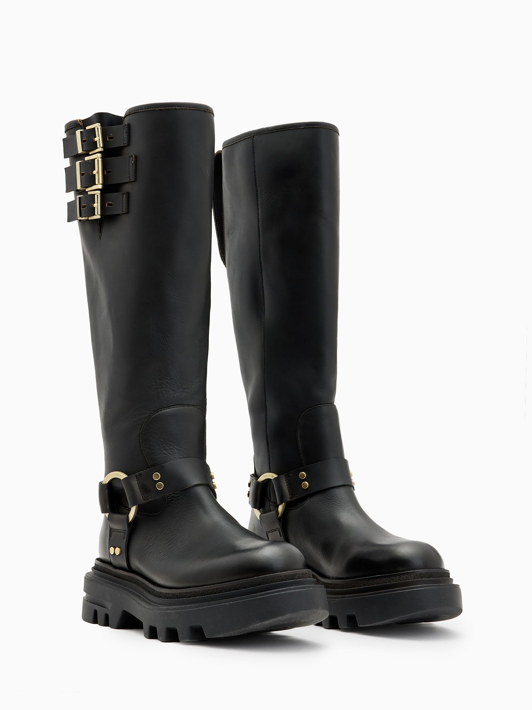 Buy AllSaints Black Jade Biker Boots from Next USA