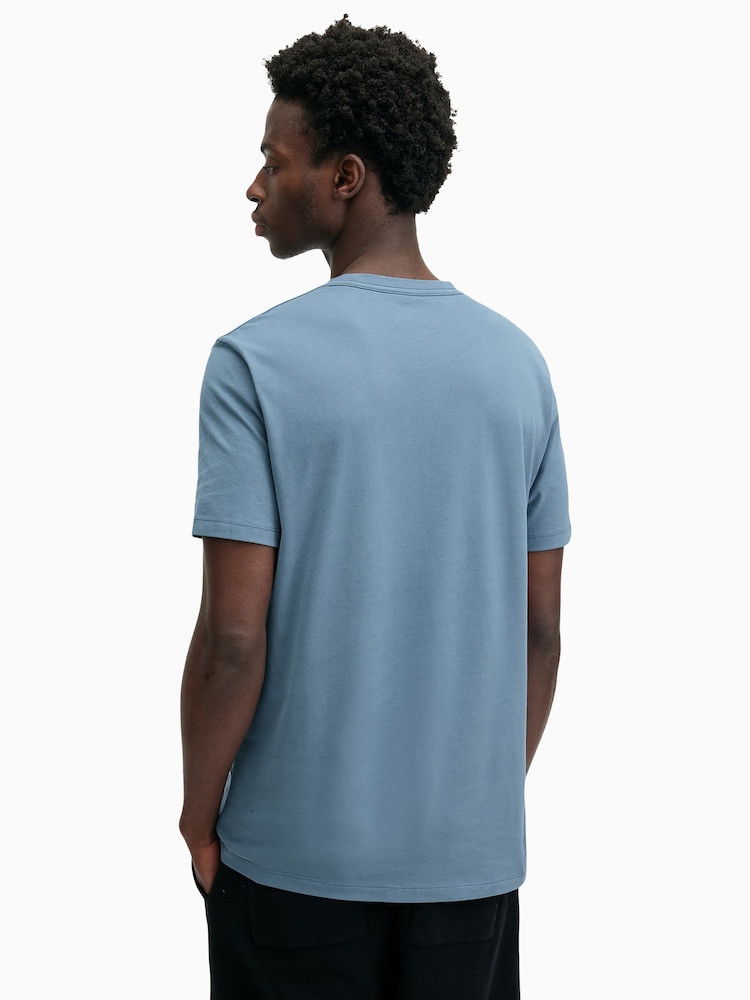 AllSaints Grey Brace Short Sleeve Crew T-Shirts 3 Pack - Image 6 of 8