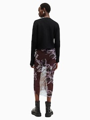 AllSaints Red Nora Skirt - Image 2 of 8