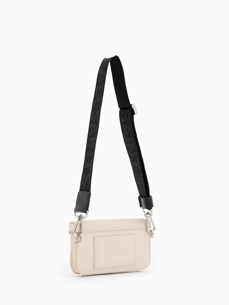 AllSaints White Zoe Crossbody Bag - Image 1 of 6