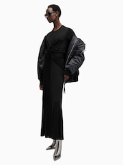 AllSaints Black Xylia Dress - Image 1 of 7