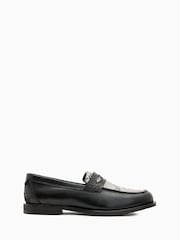 AllSaints Grey Harmon Loafers - Image 1 of 6