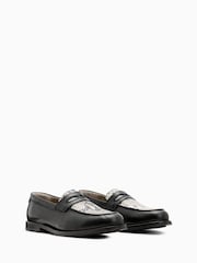 AllSaints Grey Harmon Loafers - Image 2 of 6