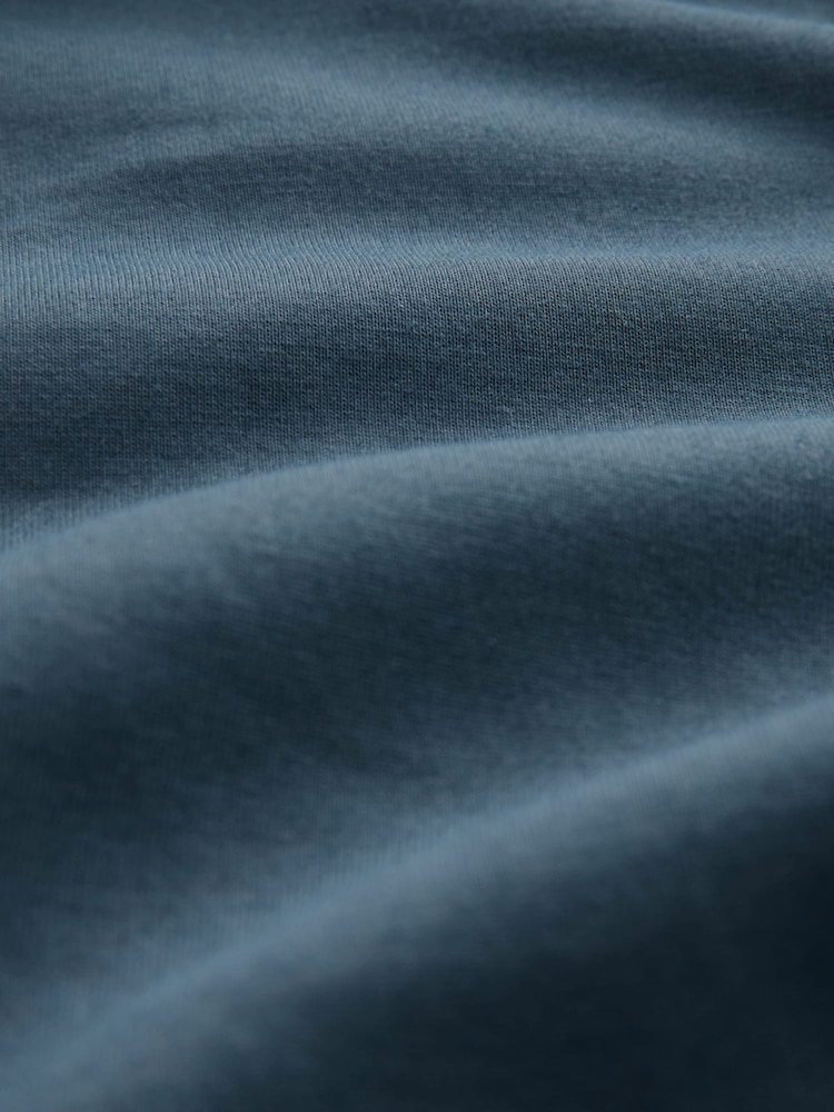 Blue Signature Soft Touch Modal Zip Through Hoodie - Image 7 of 7