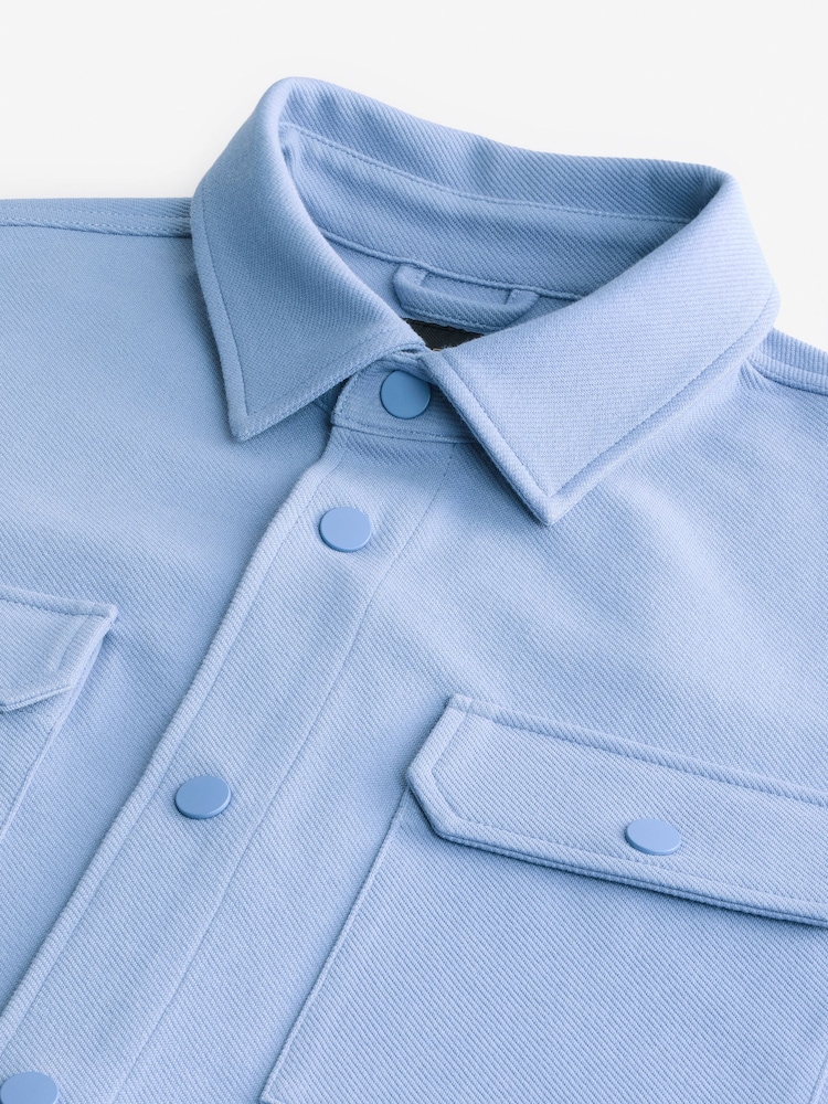 Blue Popper Shacket - Image 7 of 8