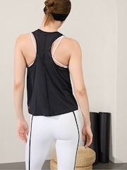 Athleta Black Ease In Mesh Tank Top - Image 2 of 3