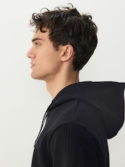 Black Textured Hoodie - Image 6 of 6