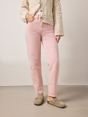 Pink 100% Cotton Column Mom Jeans - Image 3 of 8