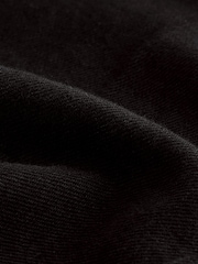 Black Patch Pocket Wide Leg Jeans - Image 6 of 6